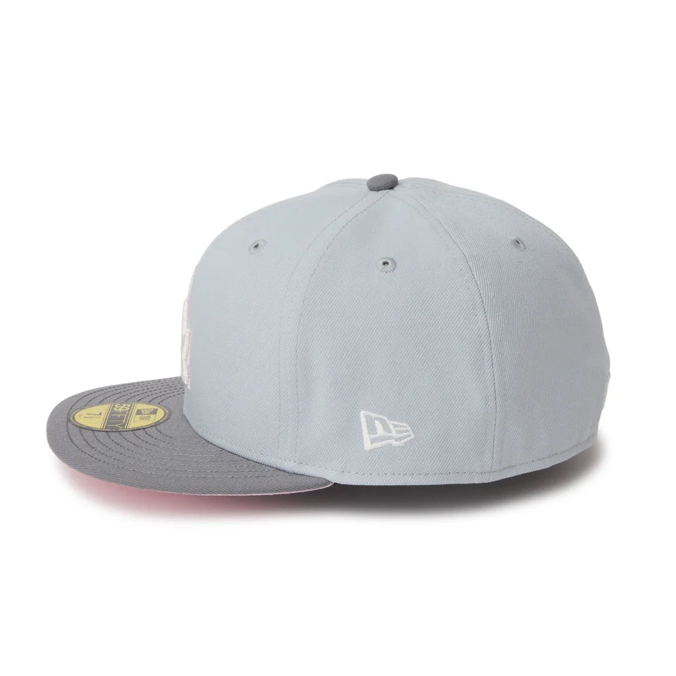 NEW ERA 59FIFTY Sakuranagashi 桜流し ロサンゼルス・ドジャース スノーグレー/ストームグレー【14745163】
