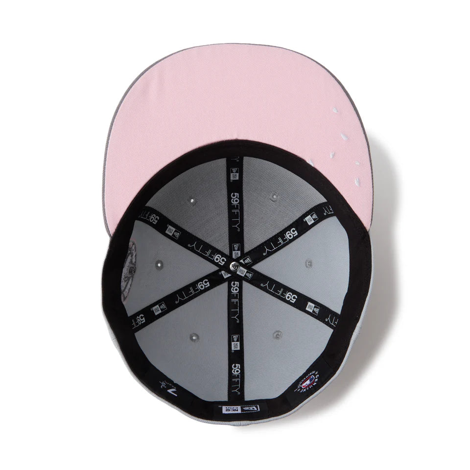NEW ERA 59FIFTY Sakuranagashi 桜流し ロサンゼルス・ドジャース スノーグレー/ストームグレー【14745163】