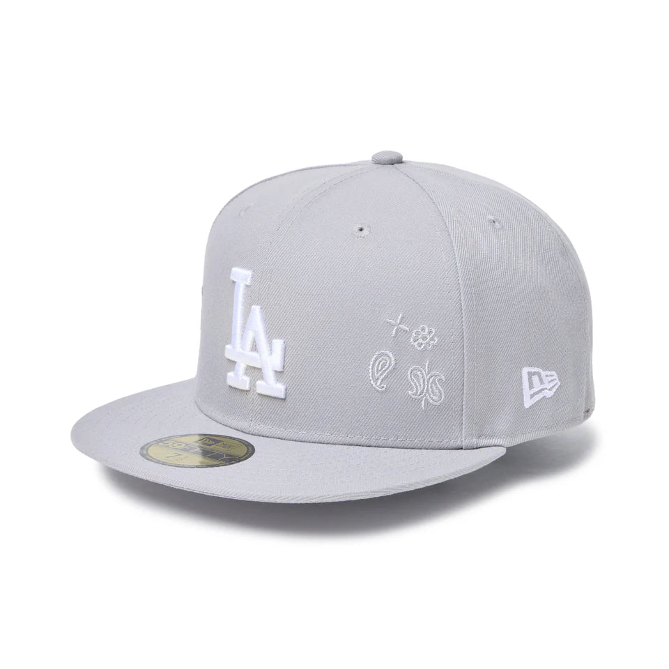 NEW ERA 59FIFTY Paisley Embroidery ロサンゼルス・ドジャース グレー【14745167】
