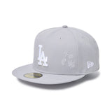 NEW ERA 59FIFTY Paisley Embroidery ロサンゼルス・ドジャース グレー【14745167】
