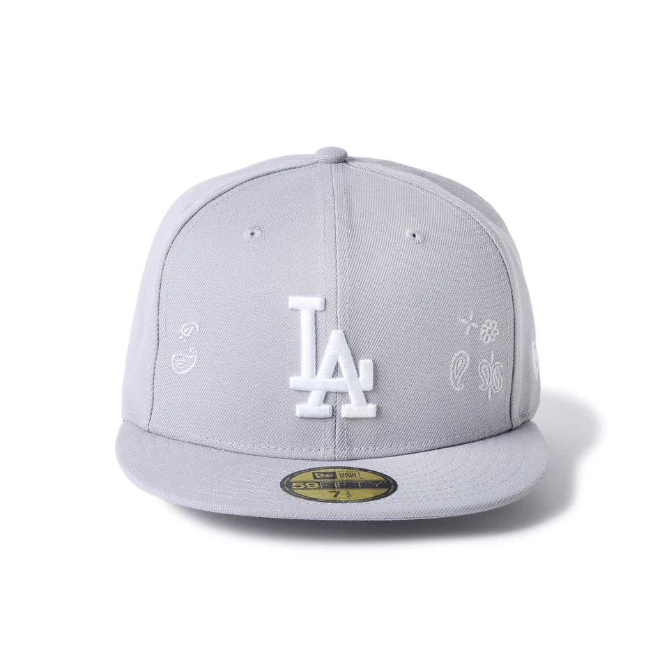 NEW ERA 59FIFTY Paisley Embroidery ロサンゼルス・ドジャース グレー【14745167】