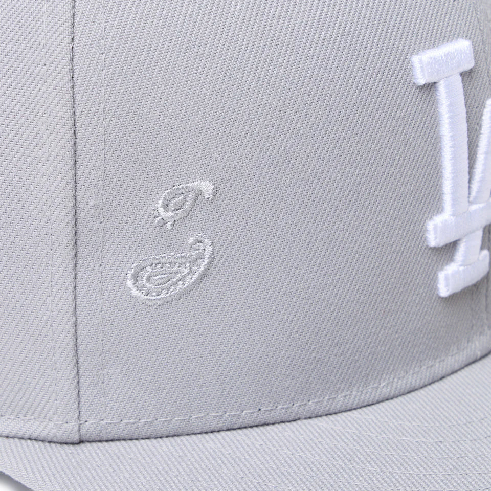 NEW ERA 59FIFTY Paisley Embroidery ロサンゼルス・ドジャース グレー【14745167】