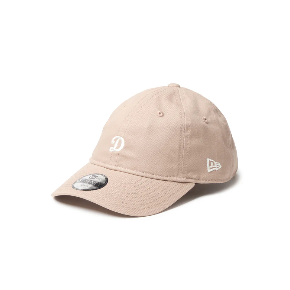 NEW ERA キッズ Youth 9TWENTY MLB Mini Logo ミニロゴ ロサンゼルス・ドジャース Dロゴ アッシュブラウン【14747062】