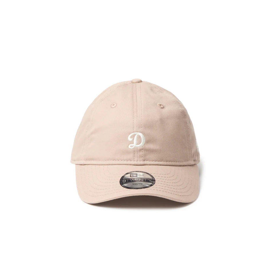 NEW ERA キッズ Youth 9TWENTY MLB Mini Logo ミニロゴ ロサンゼルス・ドジャース Dロゴ アッシュブラウン【14747062】