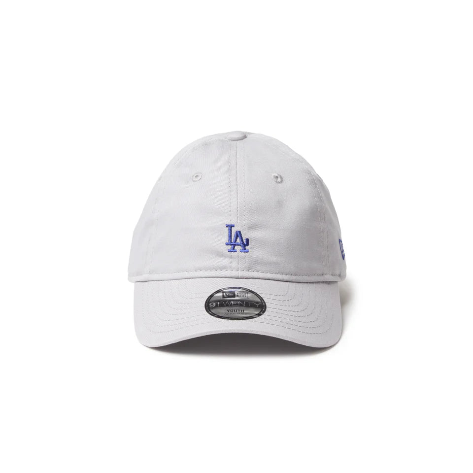 NEW ERA キッズ Youth 9TWENTY MLB Mini Logo ミニロゴ ロサンゼルス・ドジャース グレー【14747063】