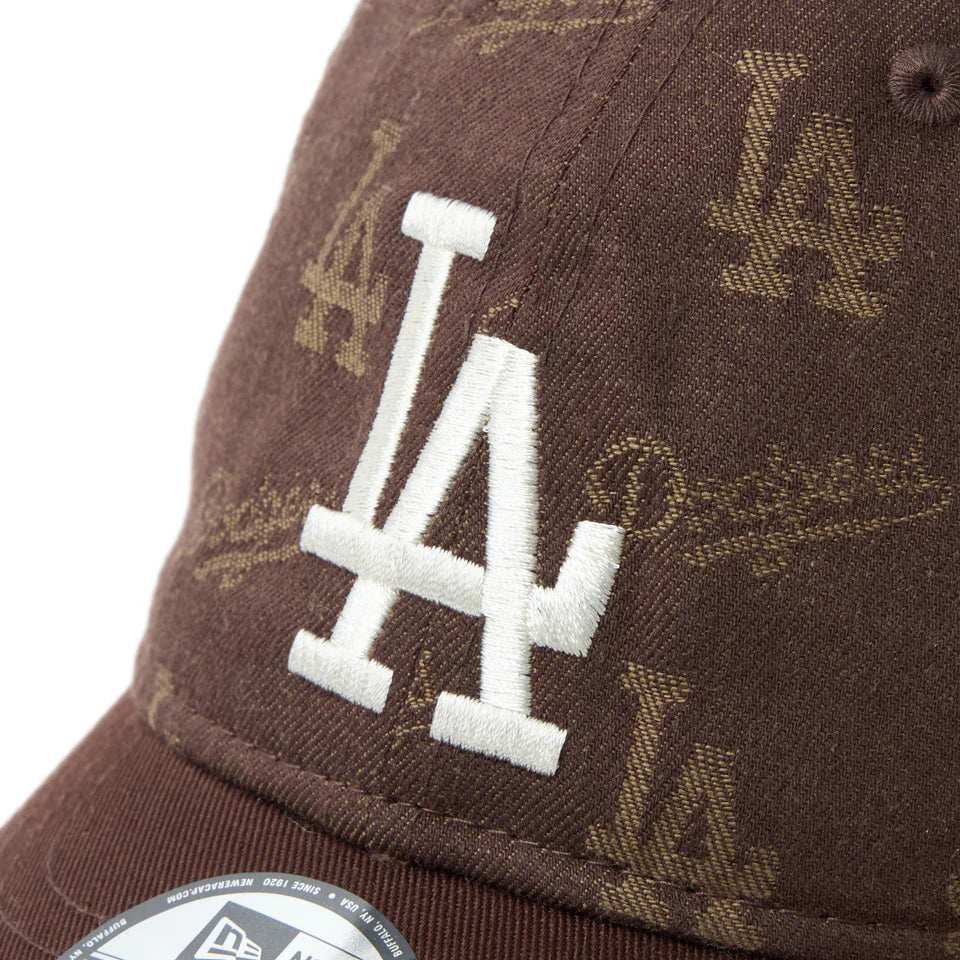 NEW ERA キッズ Youth 9TWENTY MLB Jacquard ロサンゼルス・ドジャース ブラウン【14747064】