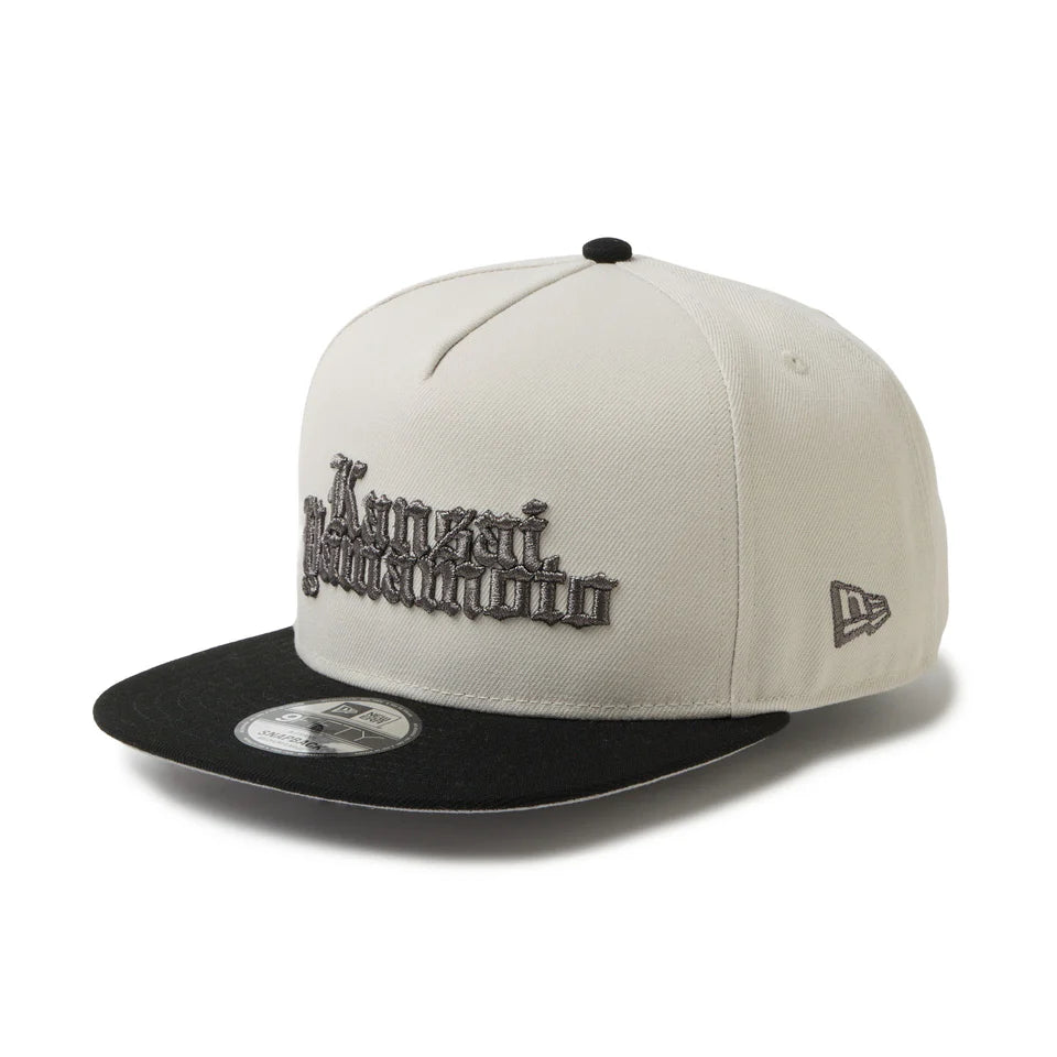 NEW ERA 9FIFTY A-Frame kansaï yamamoto Old English ストーン/ブラック【14858761】