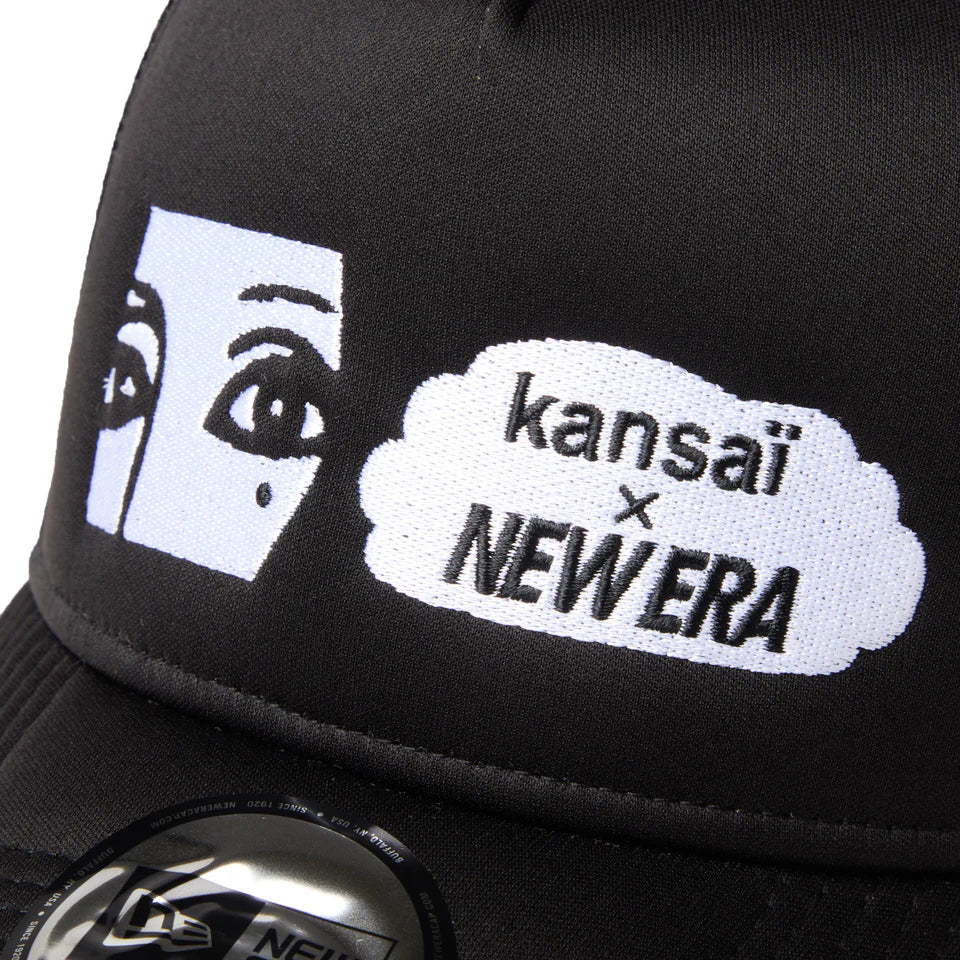 NEW ERA 9FORTY A-Frame トラッカー kansaï yamamoto kansai logo /NEW ERA ブラック【14858764】