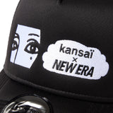 NEW ERA 9FORTY A-Frame トラッカー kansaï yamamoto kansai logo /NEW ERA ブラック【14858764】