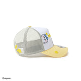 NEW ERA キッズ Youth 9FORTY A-Frame トラッカー ちいかわ / ちいかわ・ハチワレ・うさぎ ホワイト/ソフトイエロー【14864476】