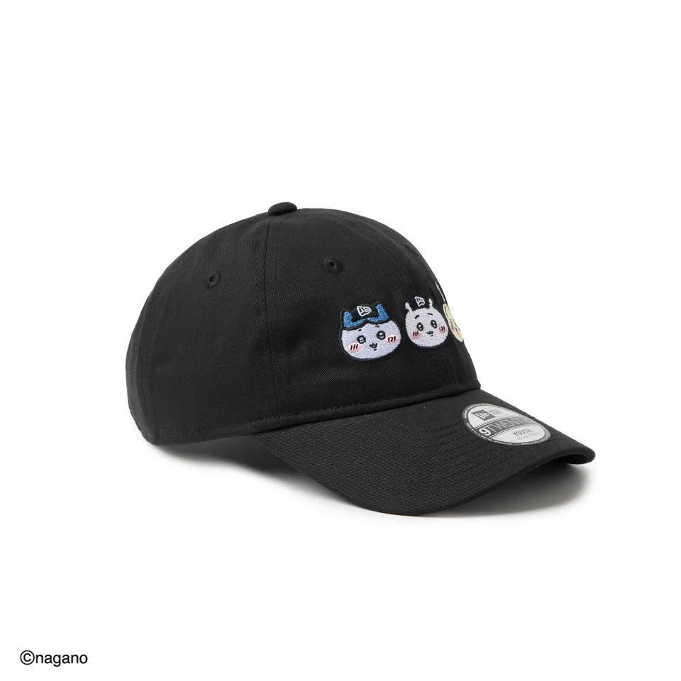NEW ERA キッズ Youth 9TWENTY ちいかわ / ちいかわ・ハチワレ・うさぎ ブラック【14864478】