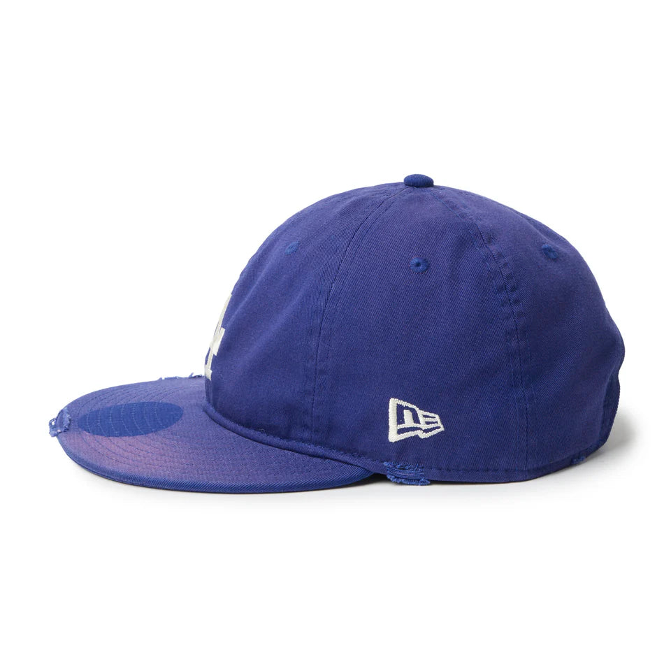 NEW ERA 9THIRTY powered by GORO (min-nano) ロサンゼルス・ドジャース ダメージ/パッカブルバイザー/モンレーウォッシュ ダークロイヤル【14880396】