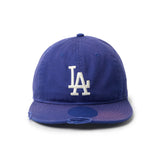 NEW ERA 9THIRTY powered by GORO (min-nano) ロサンゼルス・ドジャース ダメージ/パッカブルバイザー/モンレーウォッシュ ダークロイヤル【14880396】