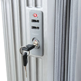 Wheel Carry Case 92-104L キャリーケース Large シルバー【14884556】