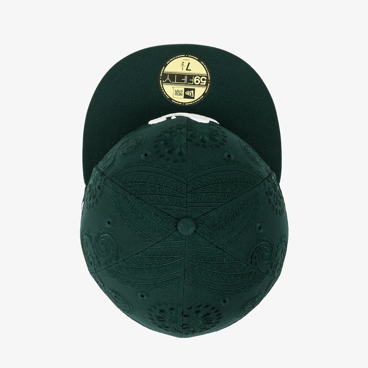 【海外買付品】59FIFTY オールオーバー ペイズリー オークランド アスレチックス グリーン