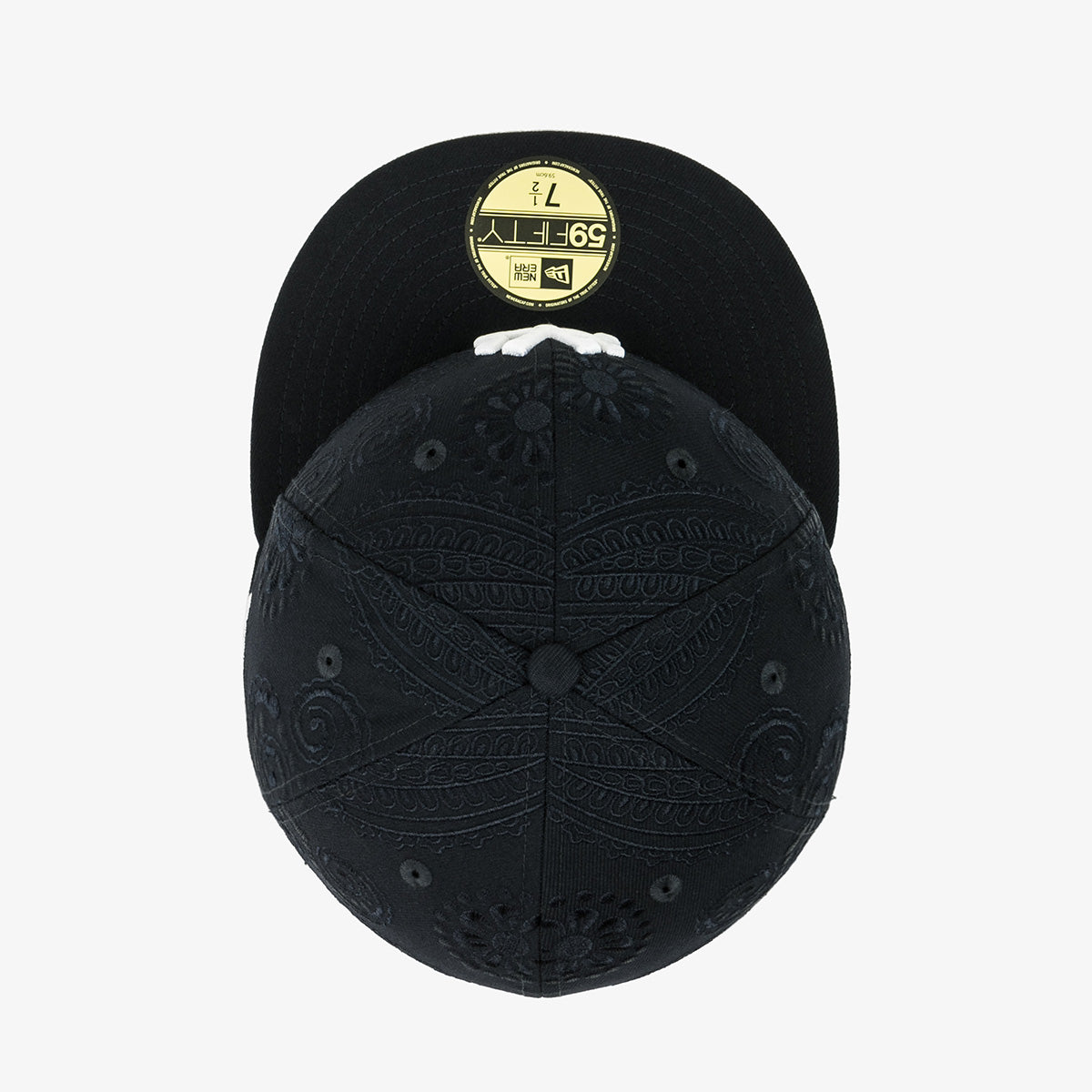 【海外買付品】59FIFTY オールオーバー ペイズリー ニューヨーク ヤンキース ネイビー
