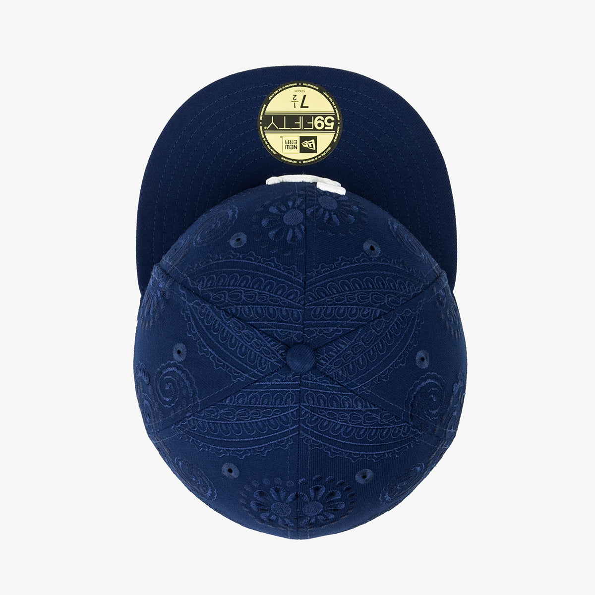 【海外買付品】59FIFTY オールオーバー ペイズリー ロサンゼルス ドジャース ブルー