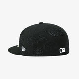 【海外買付品】59FIFTY オールオーバー ペイズリー シカゴ ホワイトソックス ブラック