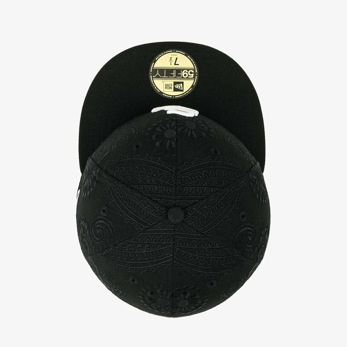 【海外買付品】59FIFTY オールオーバー ペイズリー シカゴ ホワイトソックス ブラック
