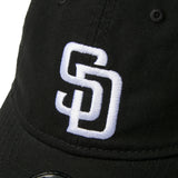 NEW ERA キッズ Youth 9FIFTY ウォッシュドコットン サンディエゴ・パドレス ブラック/ホワイト