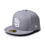 59FIFTY サンディエゴ・パドレス グレー/ホワイト【14942683】