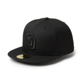 59FIFTY サンディエゴ・パドレス ブラック/ブラック【14942684】