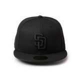 59FIFTY サンディエゴ・パドレス ブラック/ブラック【14942684】
