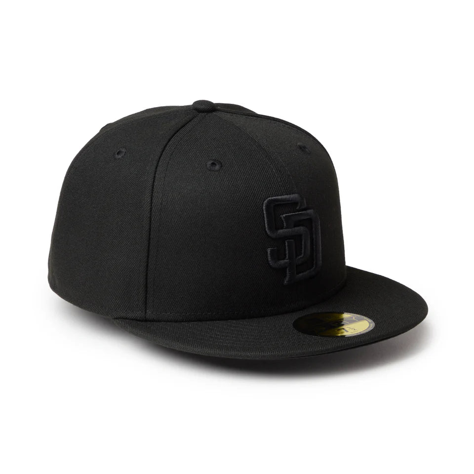 59FIFTY サンディエゴ・パドレス ブラック/ブラック【14942684】