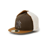 NEW ERA キッズ Kid's 59FIFTY Dog Ear ドッグイヤー ニューヨーク・ヤンキース ウォルナット/トーステッドピーナッツ【15125047】