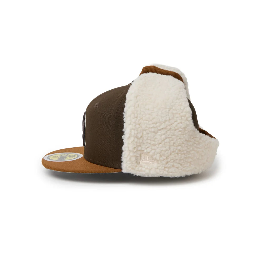 NEW ERA キッズ Kid's 59FIFTY Dog Ear ドッグイヤー ニューヨーク・ヤンキース ウォルナット/トーステッドピーナッツ【15125047】