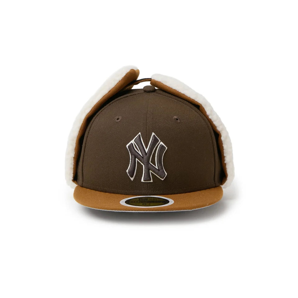 NEW ERA キッズ Kid's 59FIFTY Dog Ear ドッグイヤー ニューヨーク・ヤンキース ウォルナット/トーステッドピーナッツ【15125047】