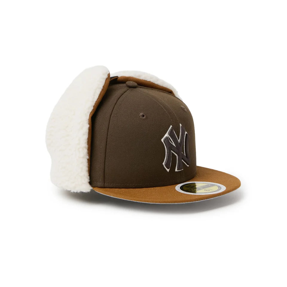 NEW ERA キッズ Kid's 59FIFTY Dog Ear ドッグイヤー ニューヨーク・ヤンキース ウォルナット/トーステッドピーナッツ【15125047】
