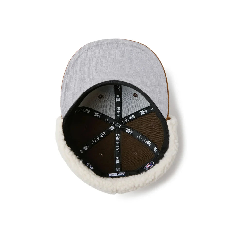 NEW ERA キッズ Kid's 59FIFTY Dog Ear ドッグイヤー ニューヨーク・ヤンキース ウォルナット/トーステッドピーナッツ【15125047】