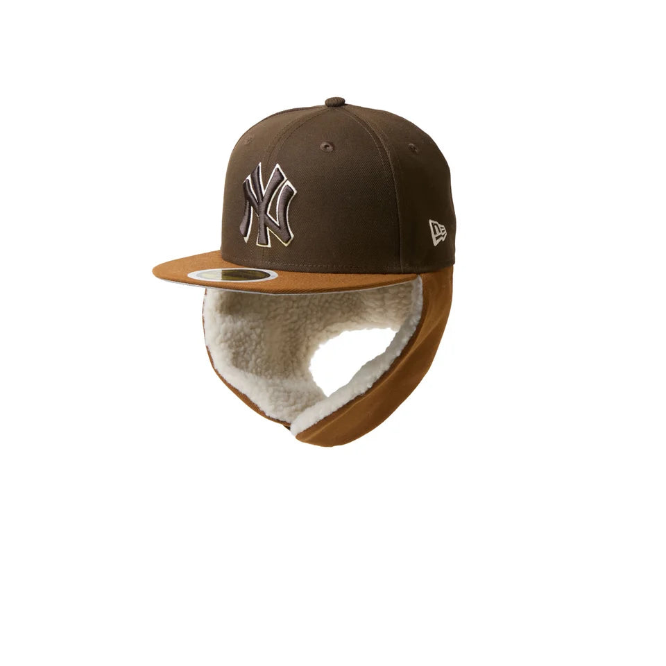 NEW ERA キッズ Kid's 59FIFTY Dog Ear ドッグイヤー ニューヨーク・ヤンキース ウォルナット/トーステッドピーナッツ【15125047】