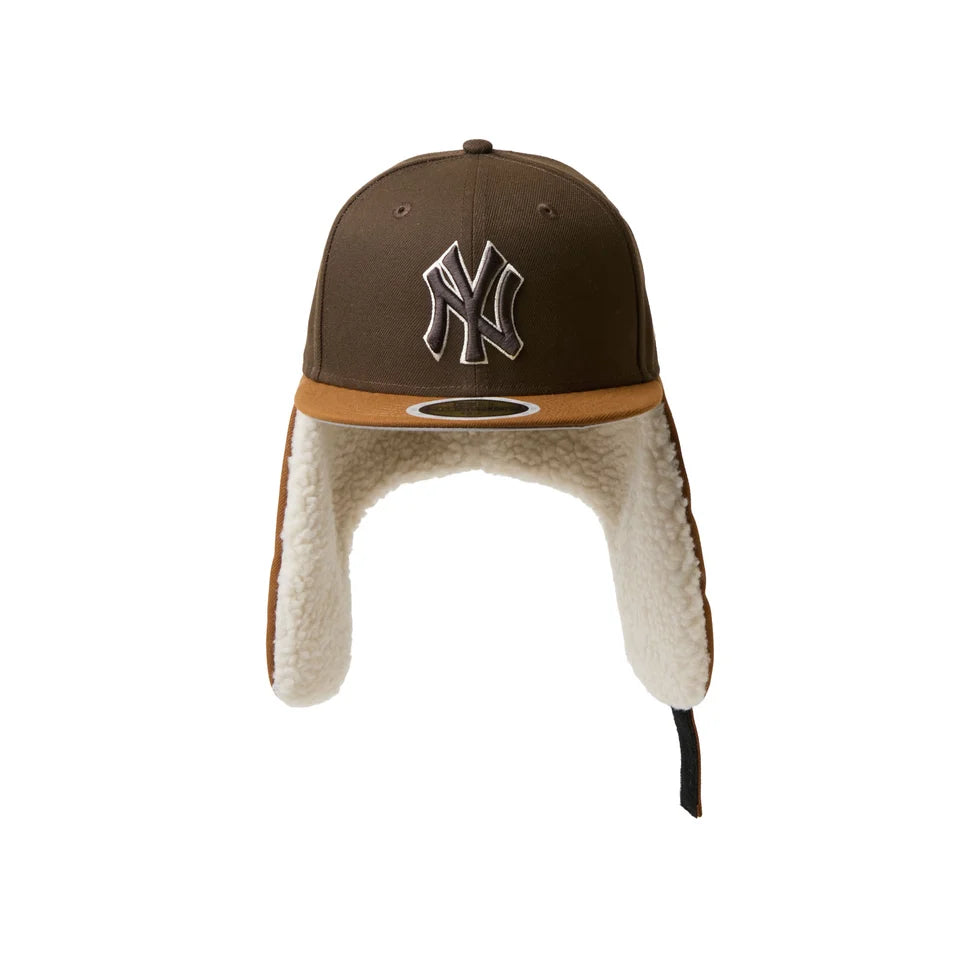 NEW ERA キッズ Kid's 59FIFTY Dog Ear ドッグイヤー ニューヨーク・ヤンキース ウォルナット/トーステッドピーナッツ【15125047】