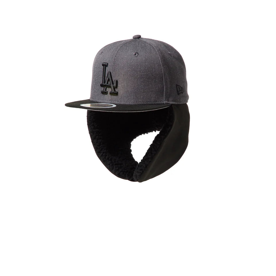 NEW ERA キッズ Kid's 59FIFTY Dog Ear ドッグイヤー ロサンゼルス・ドジャース ヘザーグラファイト/ブラック【15125048】