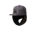 NEW ERA キッズ Kid's 59FIFTY Dog Ear ドッグイヤー ロサンゼルス・ドジャース ヘザーグラファイト/ブラック【15125048】