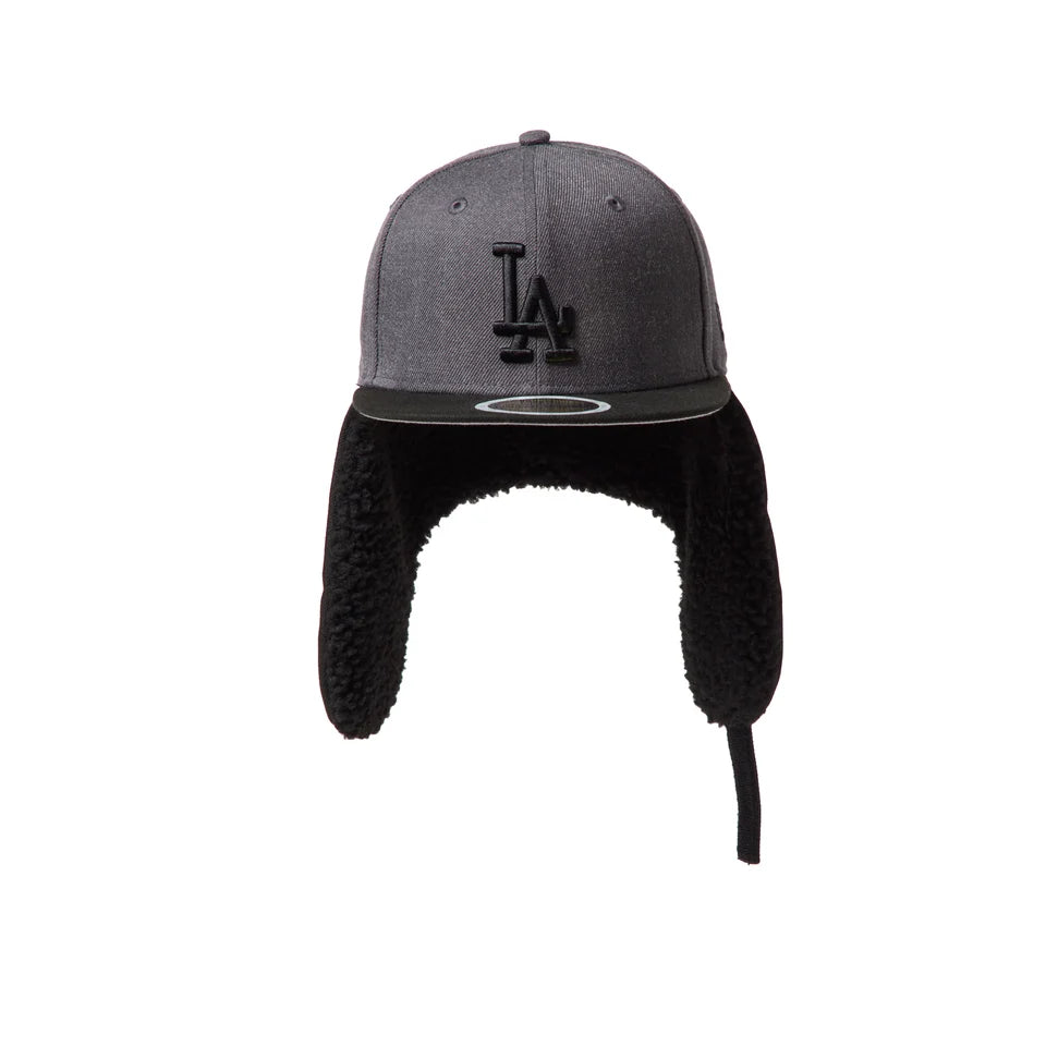 NEW ERA キッズ Kid's 59FIFTY Dog Ear ドッグイヤー ロサンゼルス・ドジャース ヘザーグラファイト/ブラック【15125048】