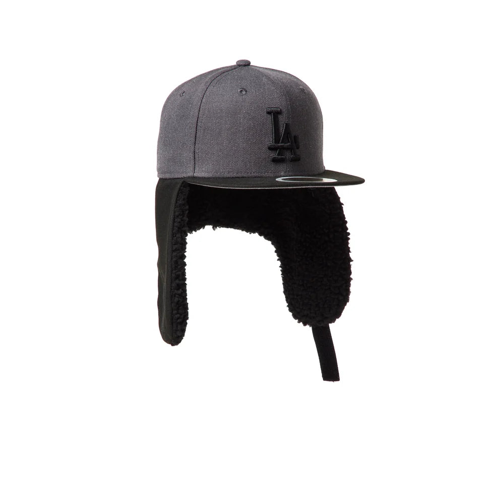NEW ERA キッズ Kid's 59FIFTY Dog Ear ドッグイヤー ロサンゼルス・ドジャース ヘザーグラファイト/ブラック【15125048】