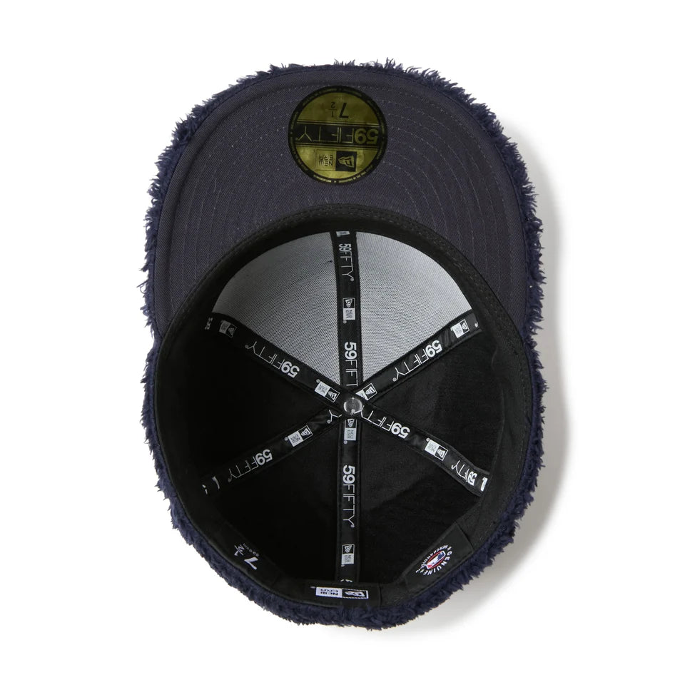 NEW ERA 59FIFTY Mink Fleece ニューヨーク・ヤンキース ネイビー | アウトドア【15125161】