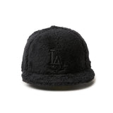NEW ERA 59FIFTY Mink Fleece ロサンゼルス・ドジャース ブラック | アウトドア【15125162】