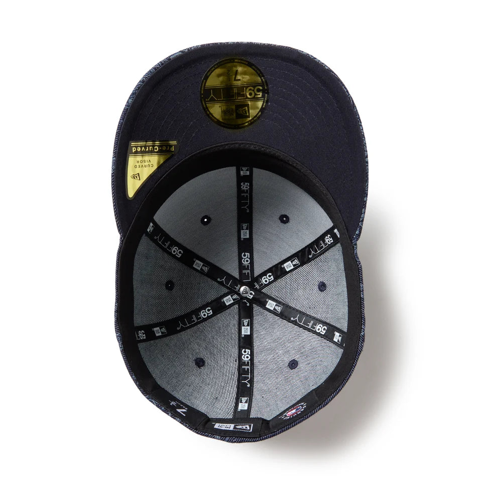 NEW ERA PC 59FIFTY Laser Burn Out Denim ニューヨーク・ヤンキース デニム【15136904】