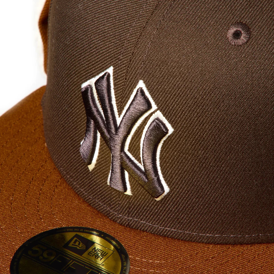 NEW ERA 59FIFTY Dog Ear ドッグイヤー ニューヨーク・ヤンキース ウォルナット/トーステッドピーナッツ【15137328】