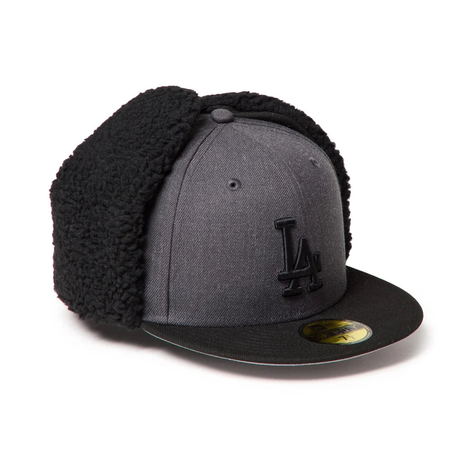NEW ERA 59FIFTY Dog Ear ドッグイヤー ロサンゼルス・ドジャース ヘザーグラファイト/ブラック【15137329】