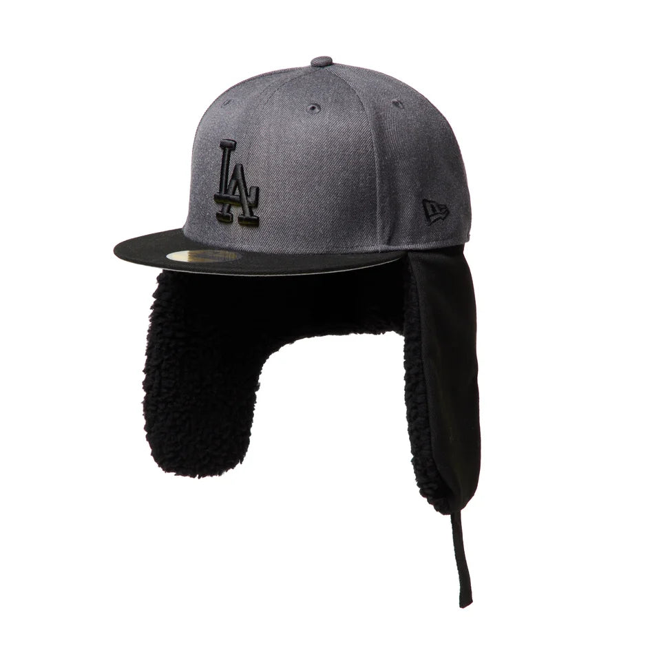 NEW ERA 59FIFTY Dog Ear ドッグイヤー ロサンゼルス・ドジャース ヘザーグラファイト/ブラック【15137329】