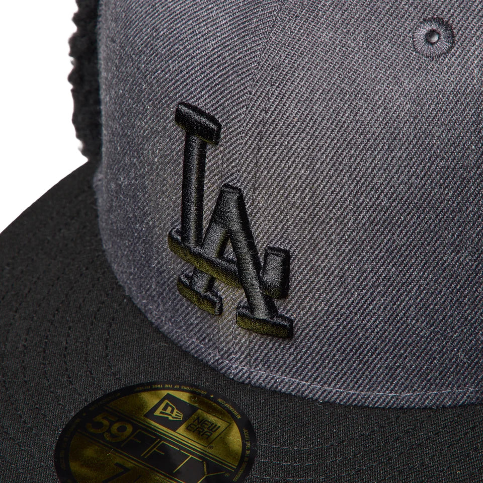 NEW ERA 59FIFTY Dog Ear ドッグイヤー ロサンゼルス・ドジャース ヘザーグラファイト/ブラック【15137329】