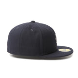 NEW ERA 59FIFTY MLB Metallic Pewter ニューヨーク・メッツ ネイビー【15137368】