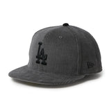 NEW ERA  59FIFTY Corduroy コーデュロイ ロサンゼルス・ドジャース グレー【15137383】