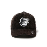 NEW ERA 9THIRTY Sean Wotherspoon ボルティモア・オリオールズ Faded Corduroy コーデュロイ ブラック【15156448】