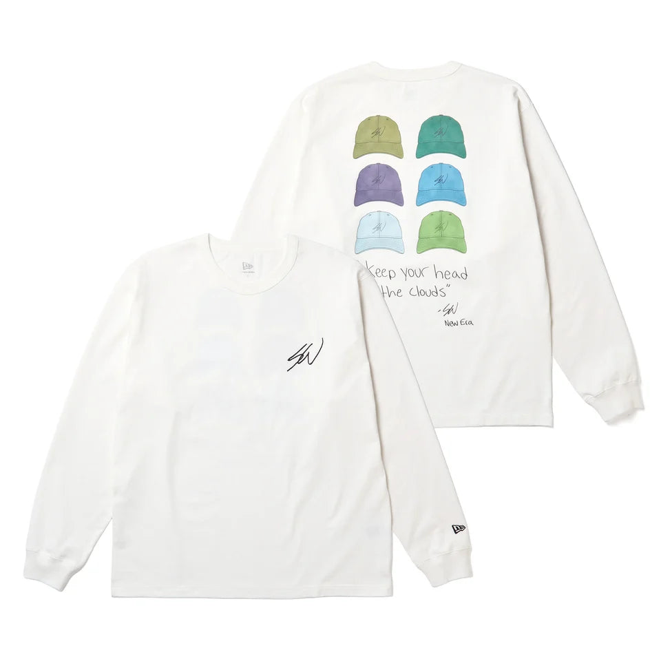 NEW ERA 長袖 ウォッシュドコットン Tシャツ Sean Wotherspoon オフホワイト【15159372】